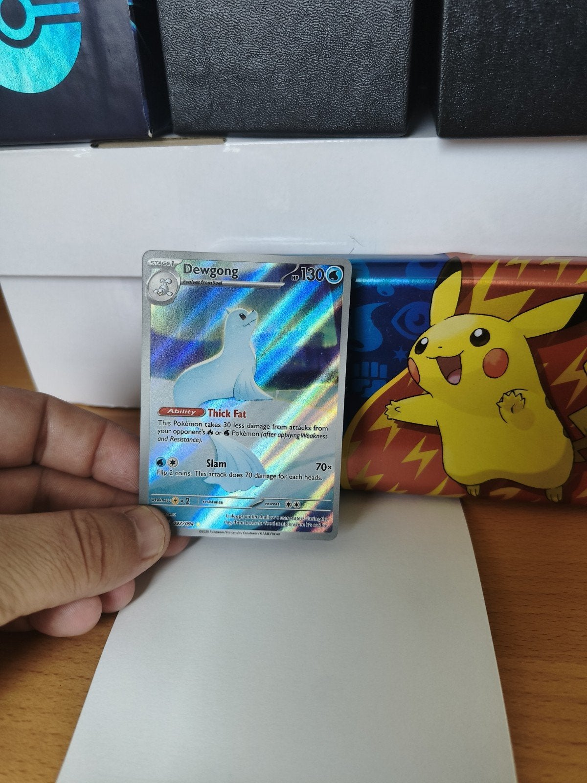 Dewgong 027/094 Holo Foil Pokémon Kaart, Hobby en Vrije tijd, Verzamelkaartspellen | Pokémon, Ophalen of Verzenden, Zo goed als nieuw