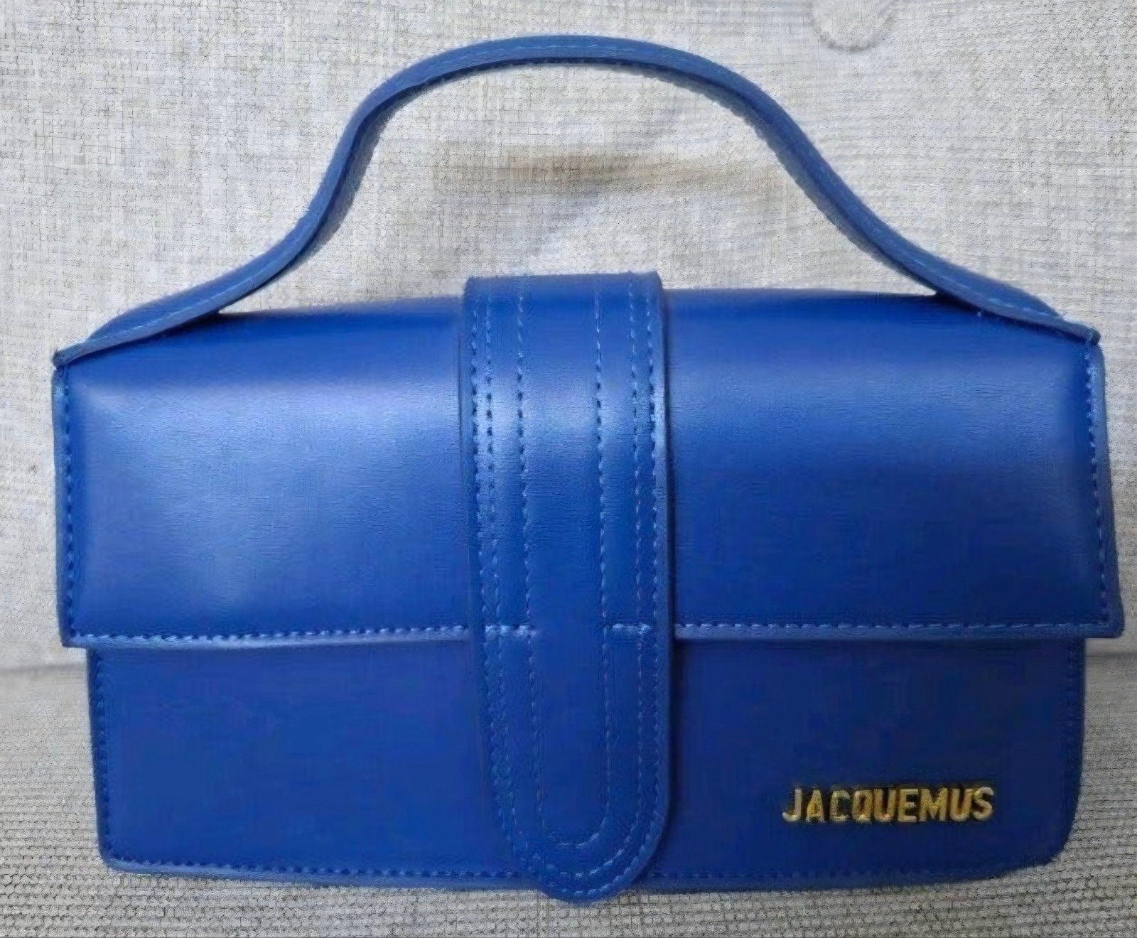 Blauwe dames tas, Jacquemus Le Chiquito tas, Ophalen, Zo goed als nieuw, Blauw, Handtas