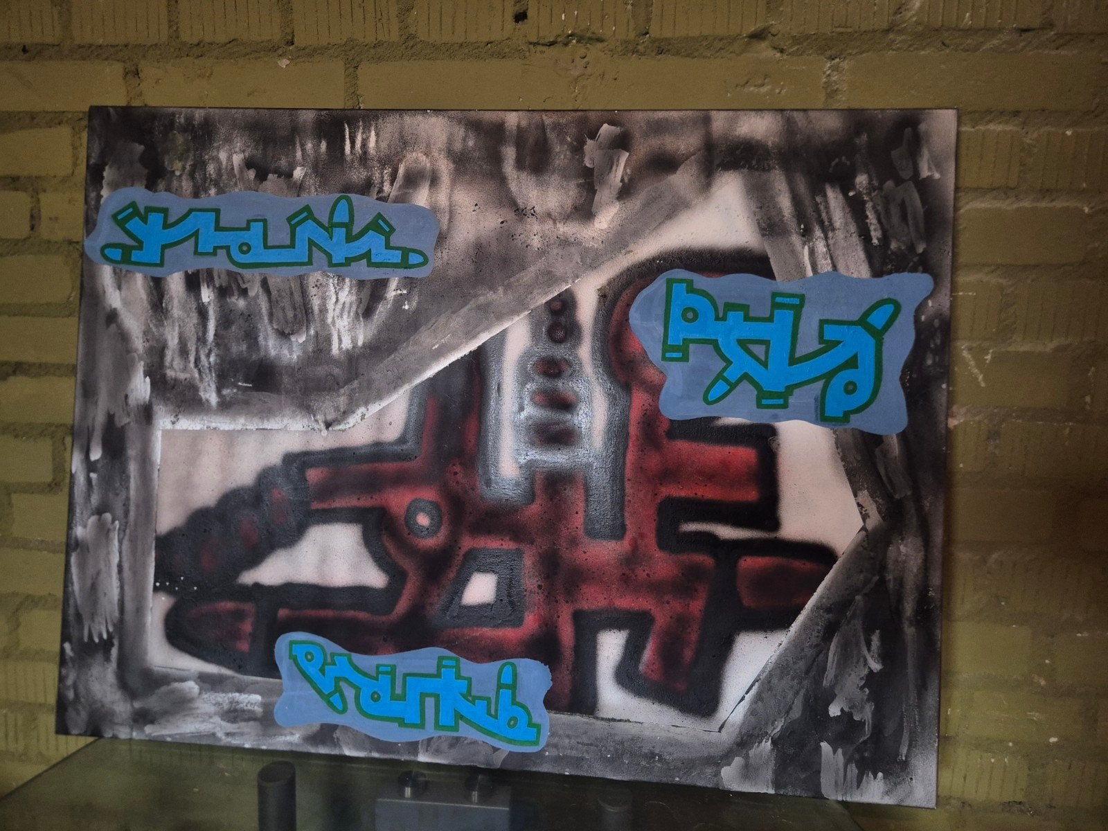Abstract kunstwerk, Ophalen of Verzenden