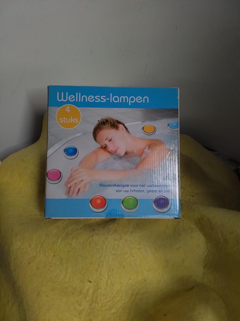 15117) Wellness lampen  4 stuks  7 kleuren, Ophalen of Verzenden, Nieuw, Overige typen