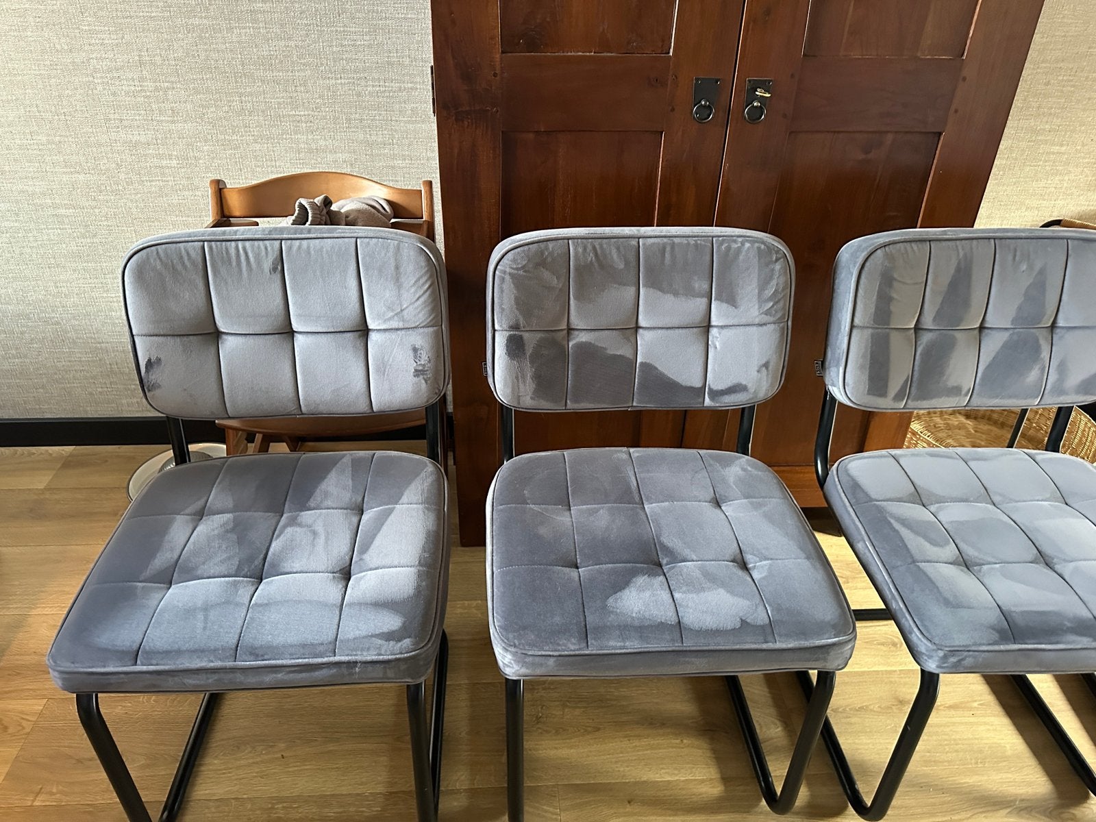 Set van 4 Kick,Ivy stoelen, Ophalen, Gebruikt, Metaal, Vier