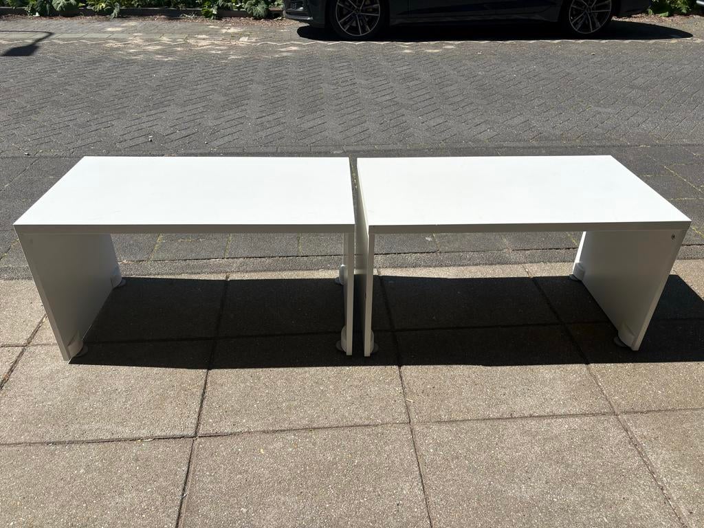IKEA Stuva bankjes/tafeltjes - Wit (2 stuks), Ophalen, Gebruikt