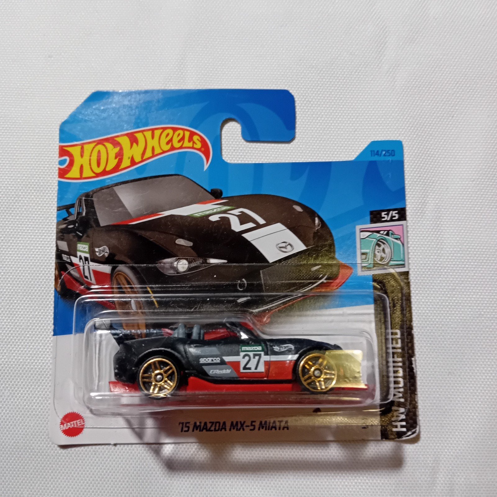 Hotwheels Mazda MX-5, Ophalen of Verzenden, Nieuw, Auto