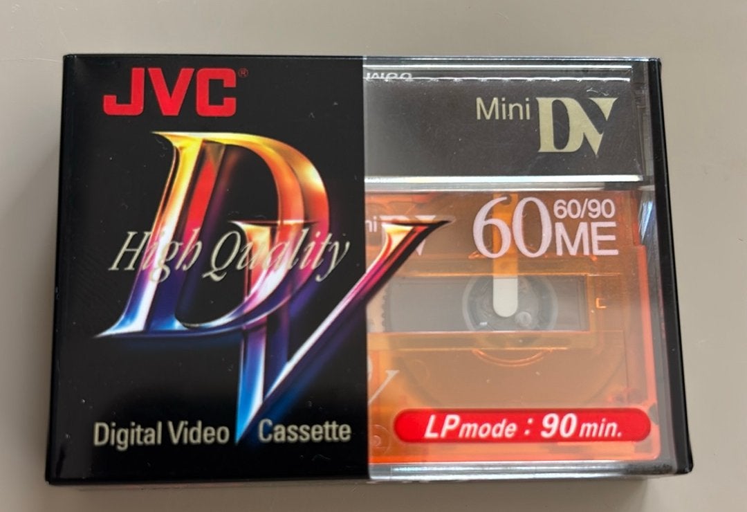 JVC Mini DV Digital Video Cassette 60/90 min new sealed, Mini dv, JVC, Nieuw, Ophalen of Verzenden