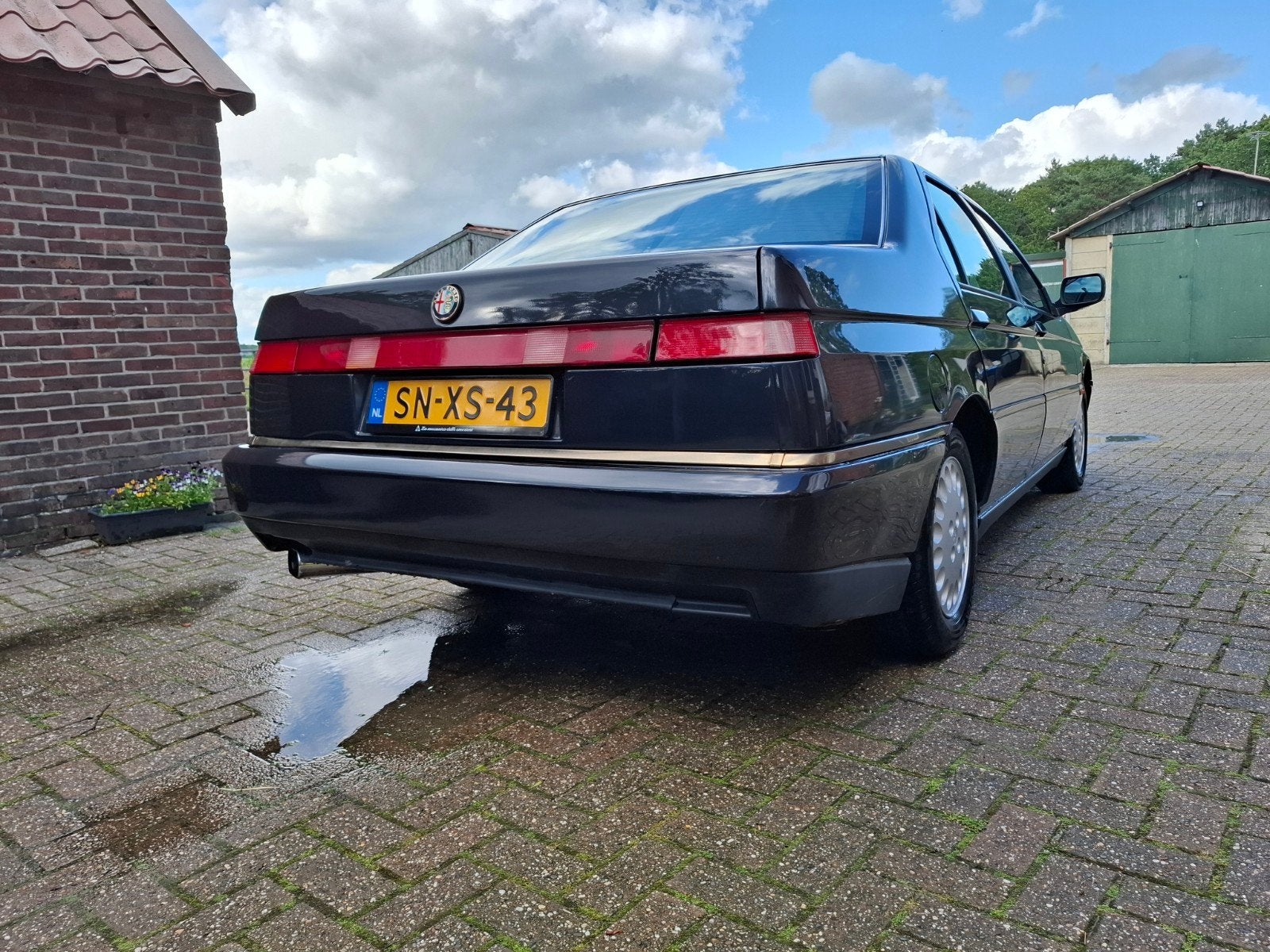 Alfa Romeo 164 2.0 Super Ts, Auto's, Alfa Romeo, Particulier, Benzine, Sedan, Handgeschakeld, Origineel Nederlands, Zwart, Overige kleuren