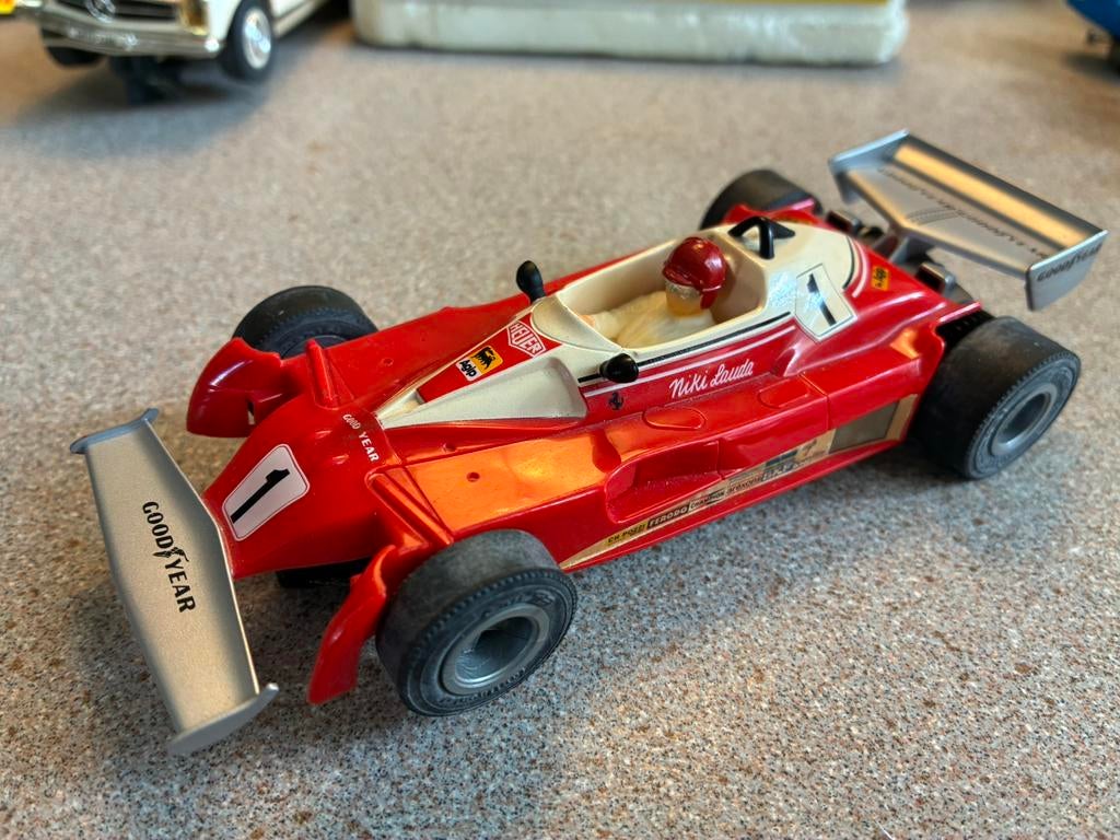 1:32 ferrari niki lauda, Ophalen of Verzenden, Zo goed als nieuw, Elektrisch, Fleischmann