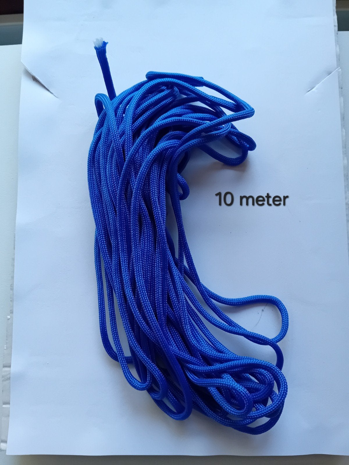 Paracord Koningsblauw 10 meter, Ophalen of Verzenden, Nieuw