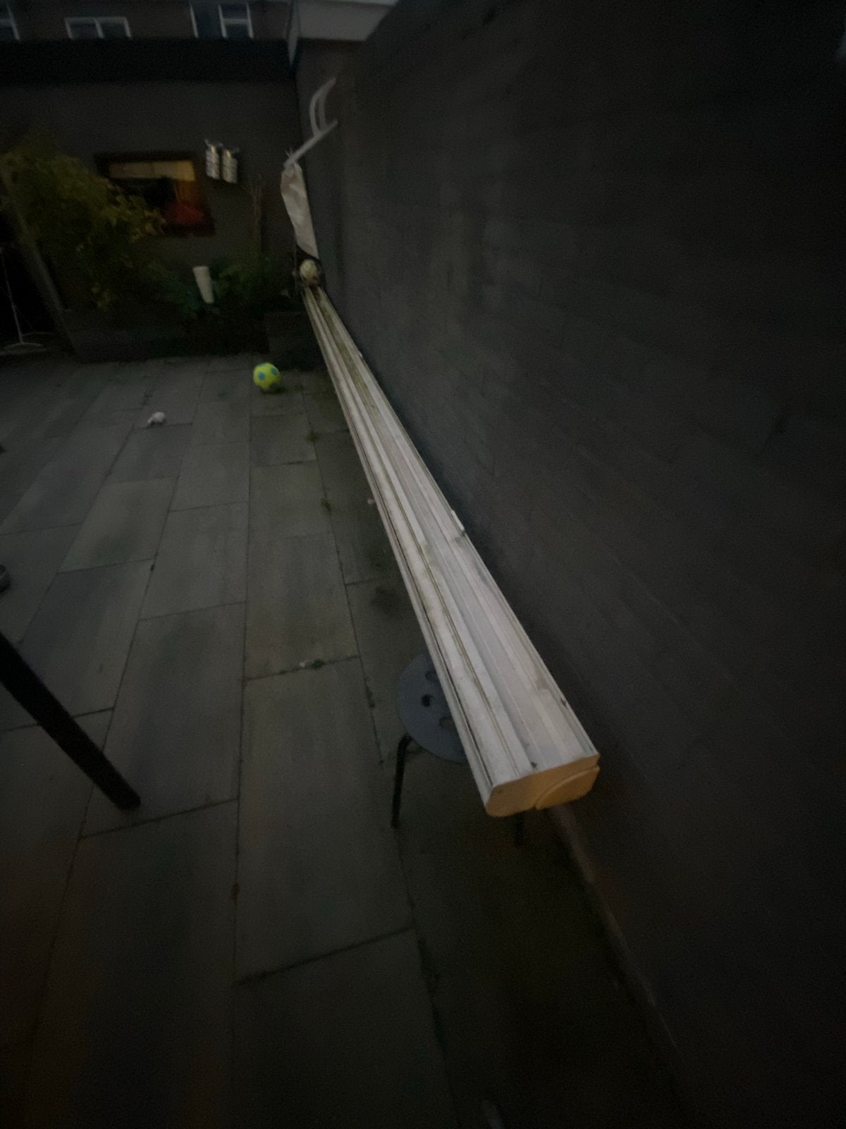 Elektrisch zonnescherm GRATIS - Gebruikt en gedemonteerd, Tuin en Terras, Ophalen, Gebruikt, 450 cm of meer, Elektrisch