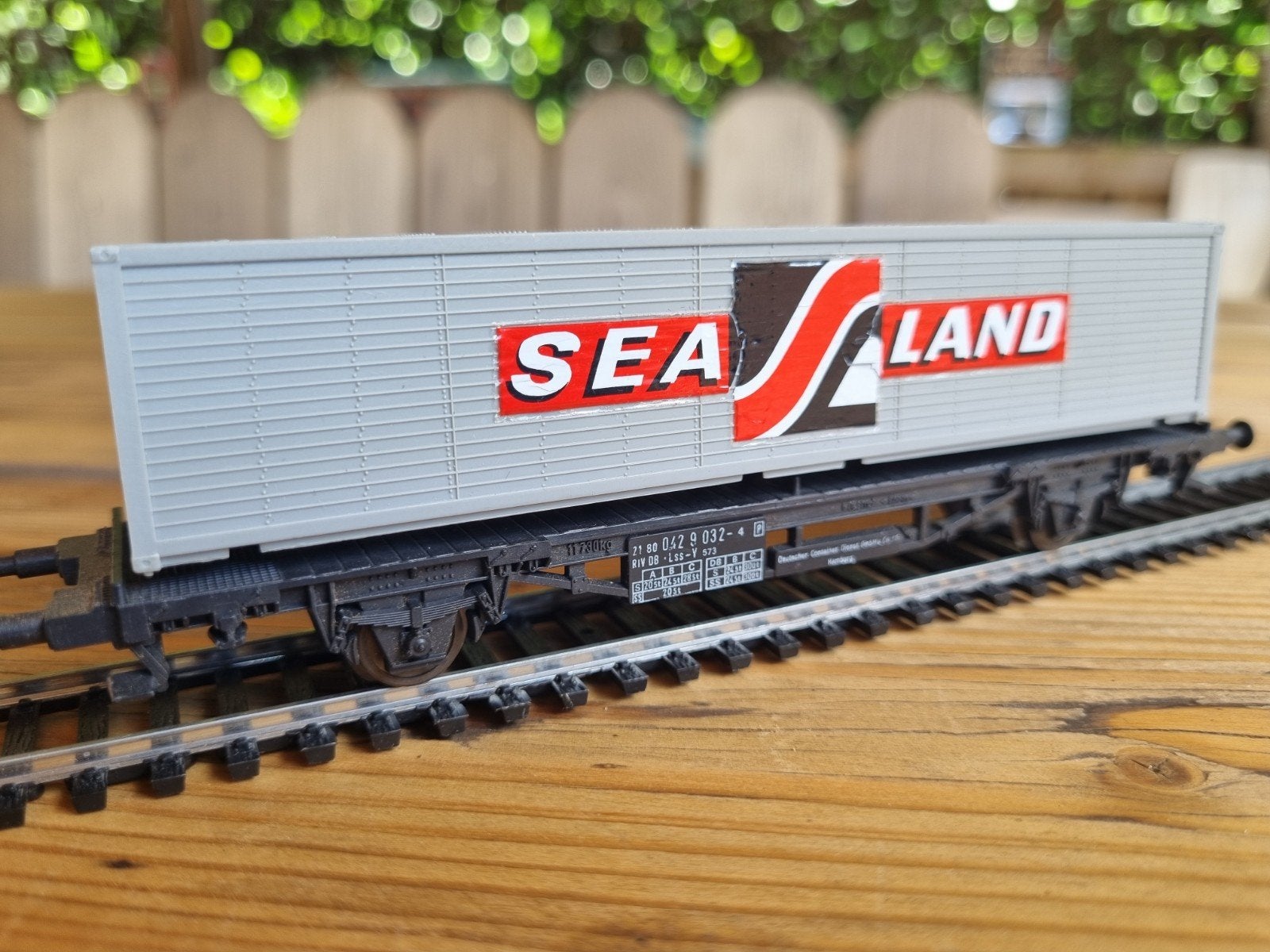 Lima H0 Sealand Containerwagon 21 80 042 9 032-4, Ophalen of Verzenden, Gelijkstroom, Wagon, Lima