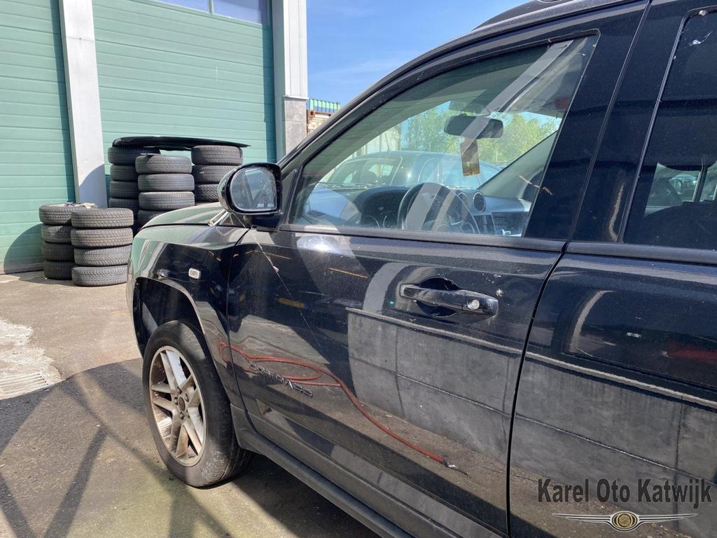 Voordeur links Jeep Compass zwart 2014, Jeep, Gebruikt, -, Deur