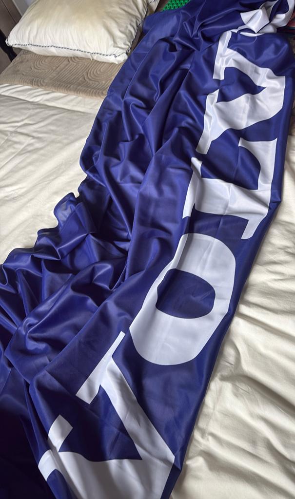 Volvo vlag 150 x 200 cm, Ophalen of Verzenden, Zo goed als nieuw