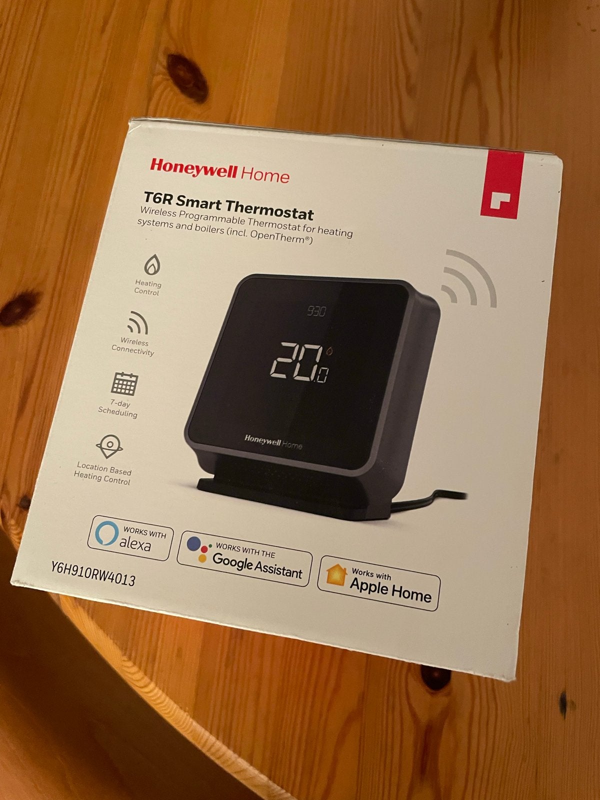 Honeywell Home T6R Smart Thermostaat, Doe-het-zelf en Verbouw, Ophalen of Verzenden, Nieuw, Thermostaat