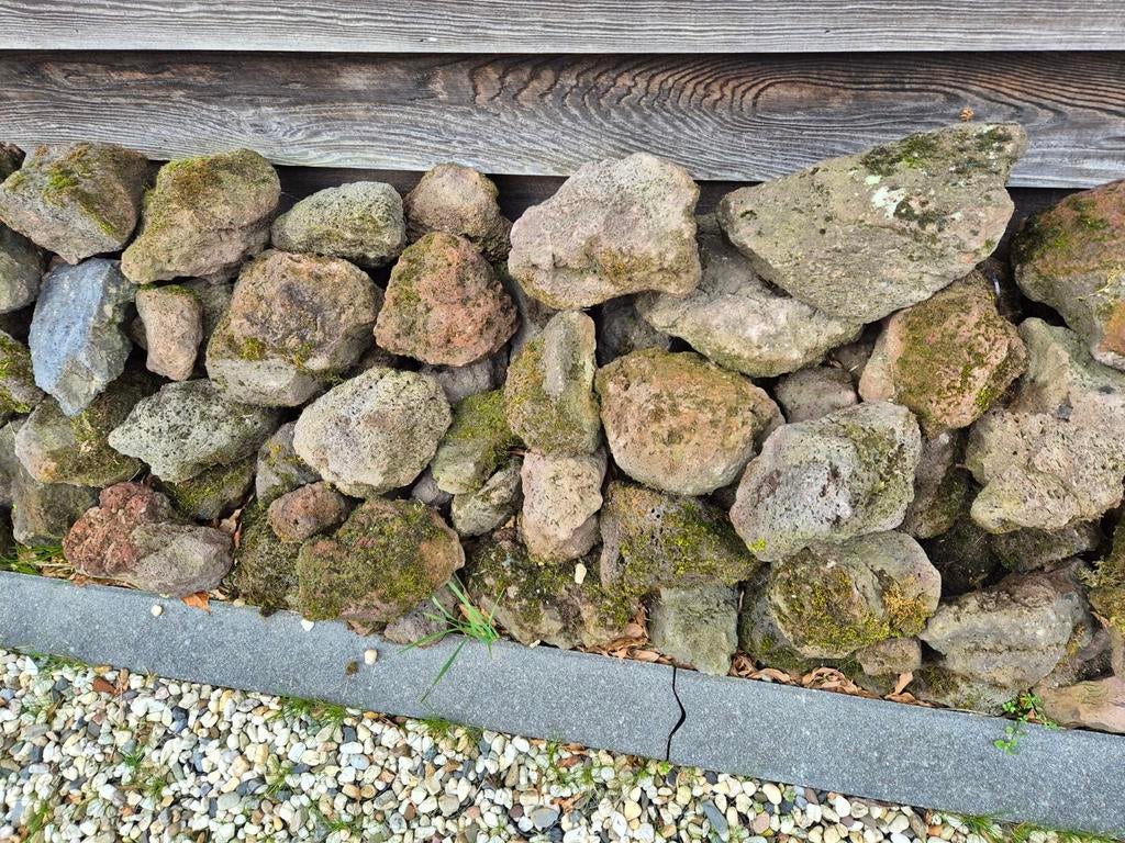 Lavablokken (tuindecoratie) - ca. 4 m2, Ophalen, Gebruikt, Kei, Lava