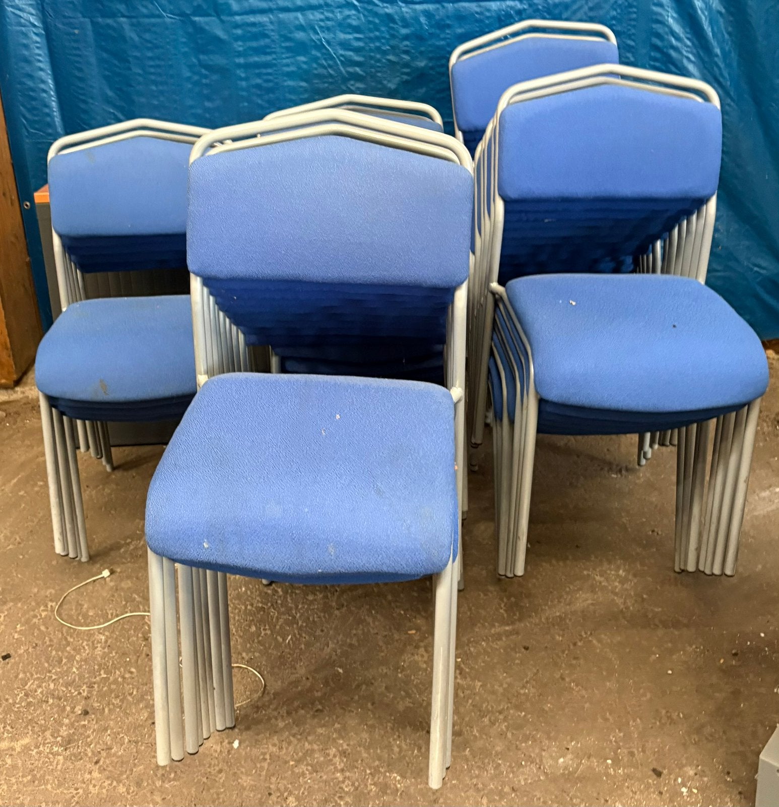 IKEA stoelen export, Huis en Inrichting, Stoelen, Ophalen, Gebruikt, Blauw