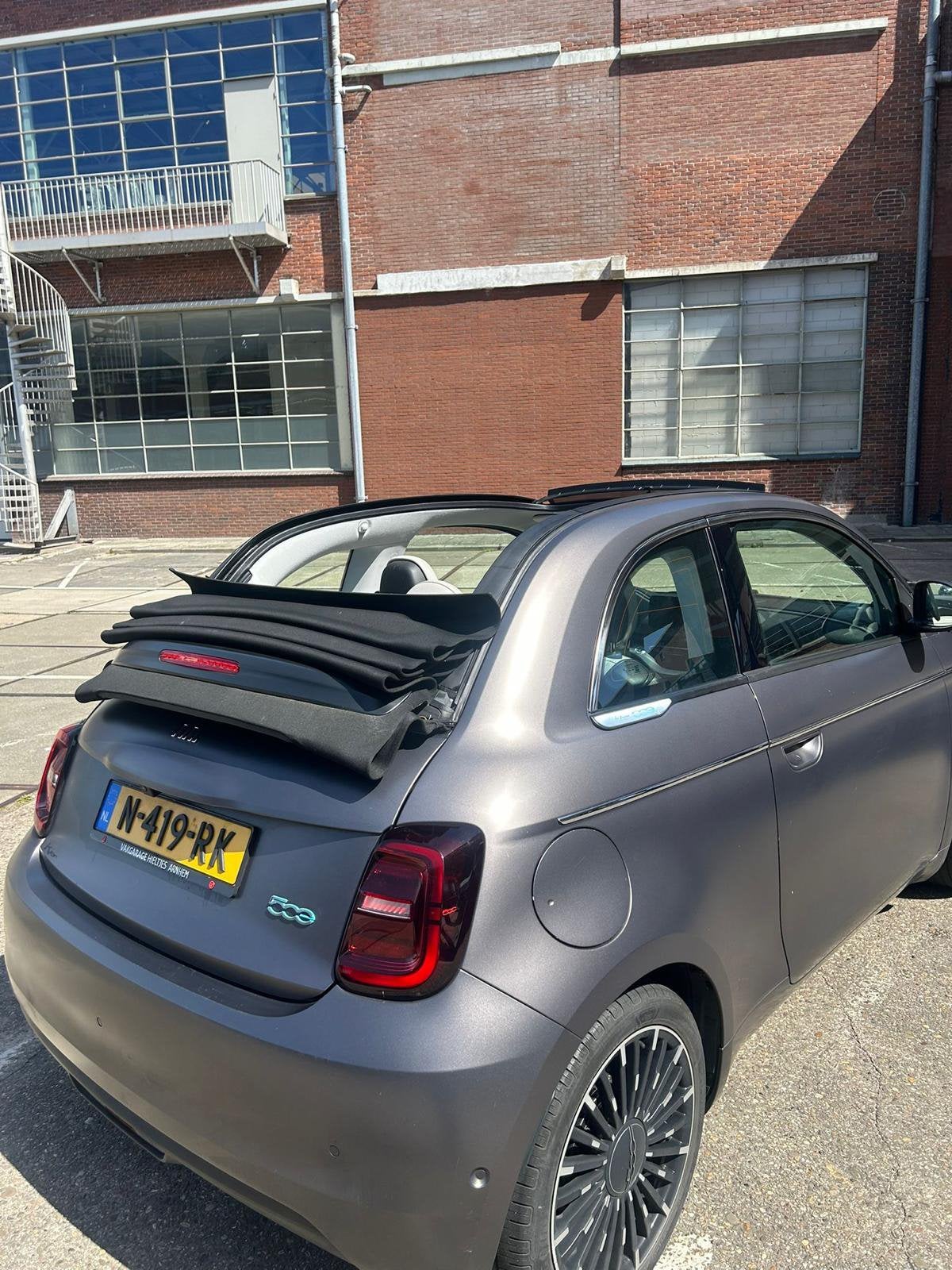 Fiat 500e La Prima 42 kWh, 2021, elekt., cabrio, 1e eigenaar