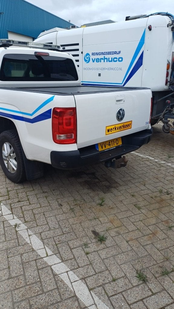 Volkswagen Amarok 2.0 D 103KW Pluscab 2016, Auto's, Bestelauto's, 13 km/l, Euro 5, Stof, Zwart