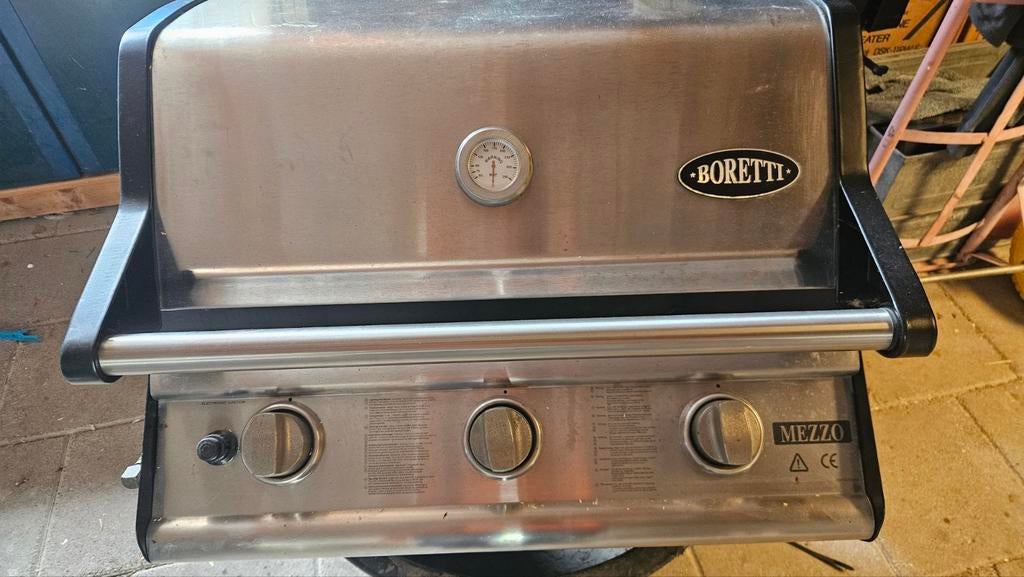 Boretti gasbbq, Ophalen, Gebruikt