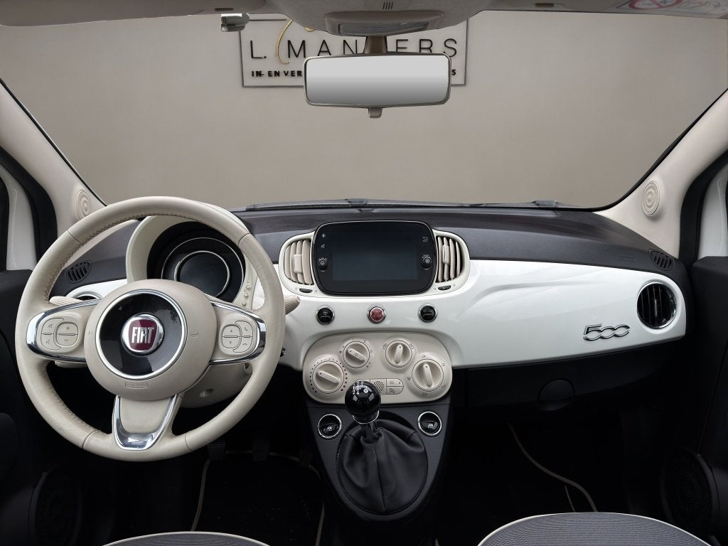 Fiat 500 1.2 Lounge 2019 WIT | Panoramadak | Display | PDC, Auto's, Fiat, Keurmerk '100% Onderhouden', Gebruikt, 4 cilinders, 4 stoelen