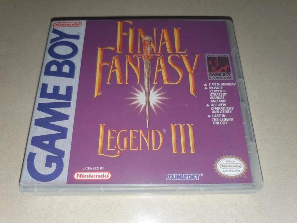 Final Fantasy Legend III Game Boy GB Game Case, Spelcomputers en Games, Games | Nintendo Game Boy, Verzenden, 1 speler, Zo goed als nieuw
