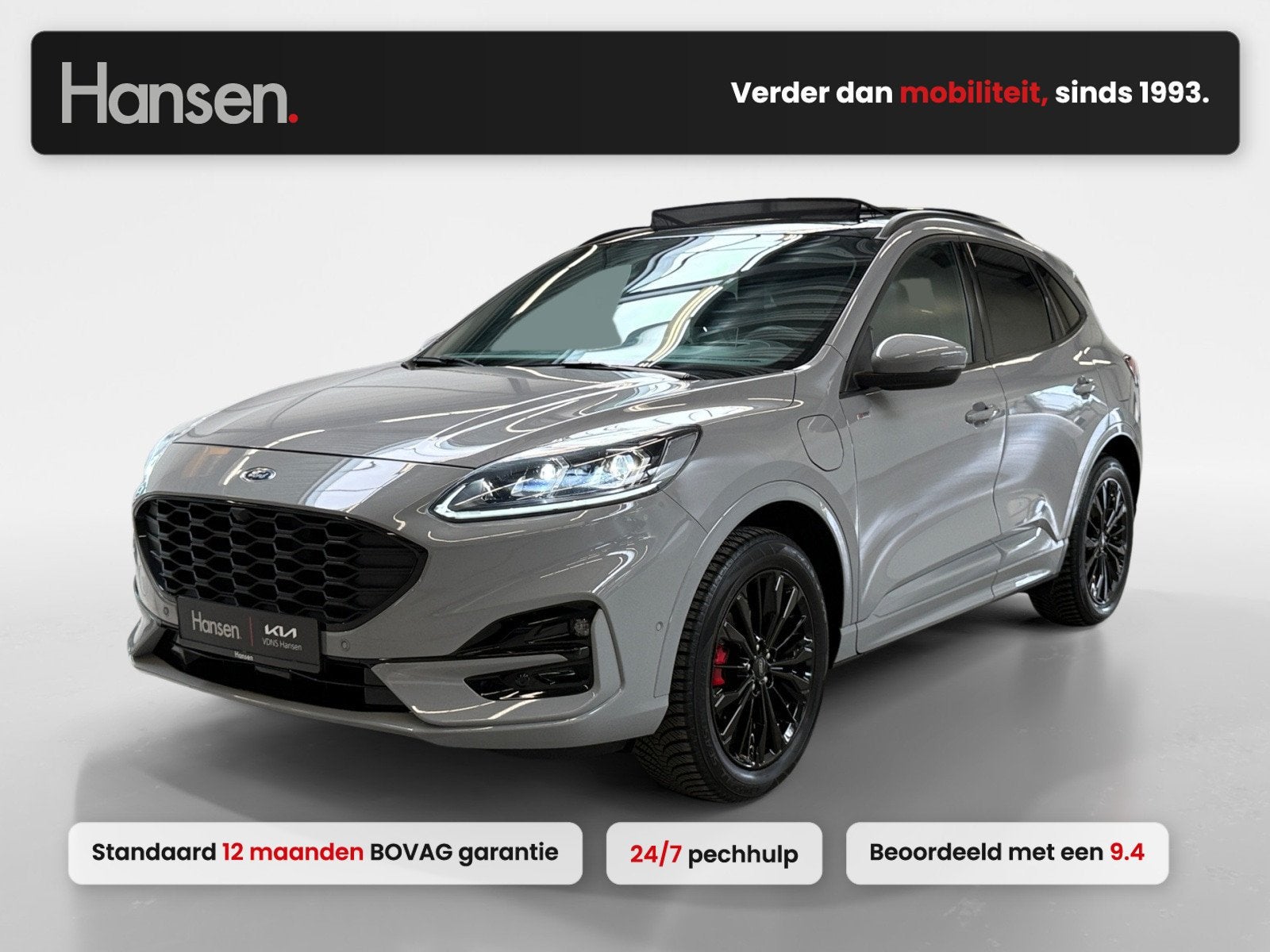 Ford Kuga 2.5 PHEV Graphite Tech Edition I Panoramadak I Ele, Auto's, Gebruikt, Euro 6, 4 cilinders, Bedrijf