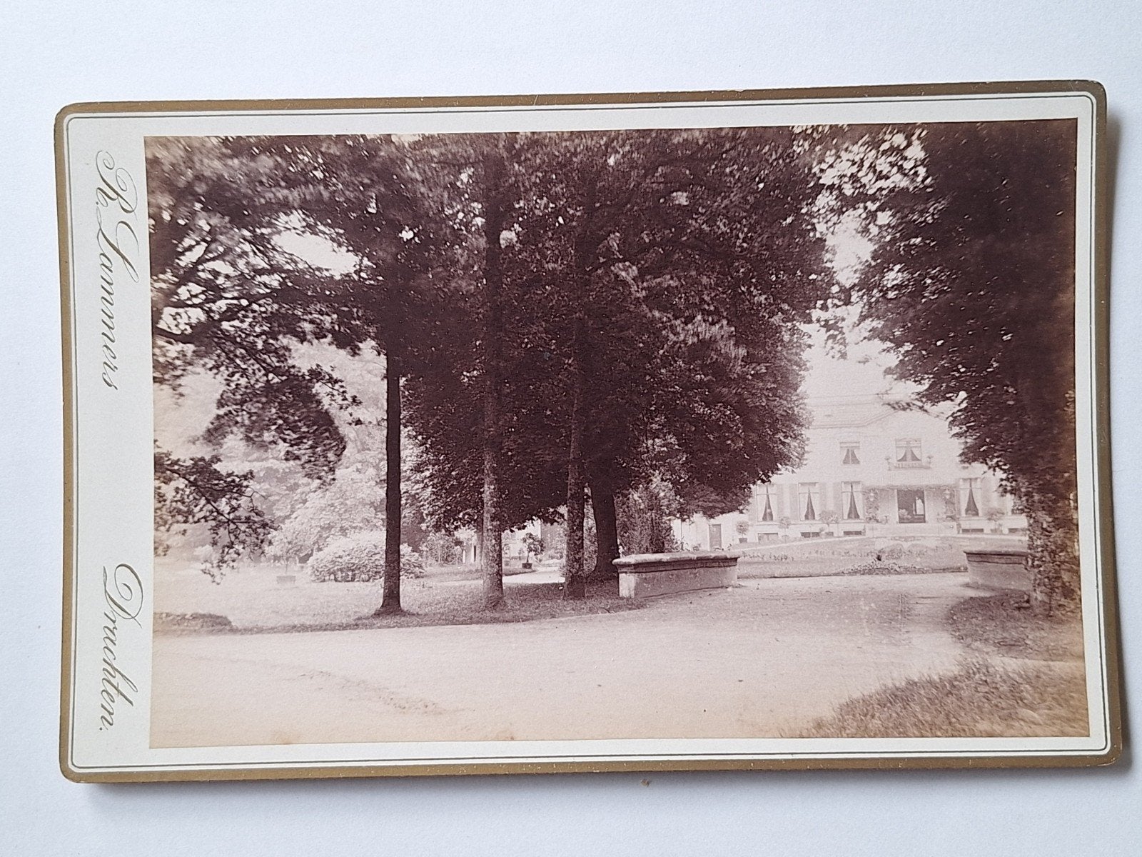 kabinetkaart Drachten, Ophalen of Verzenden, Voor 1940, Gebruikt, Overige onderwerpen