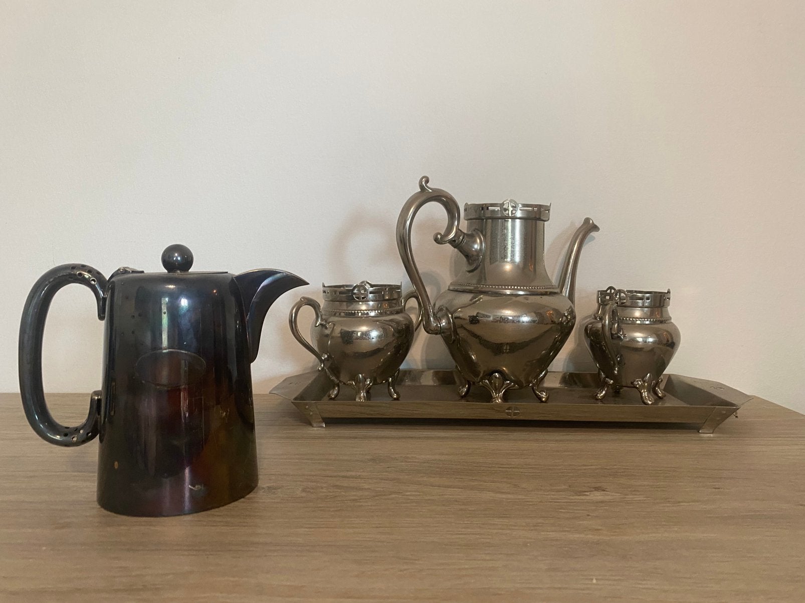 Koffieset + koffiepot Sheffield, Ophalen of Verzenden