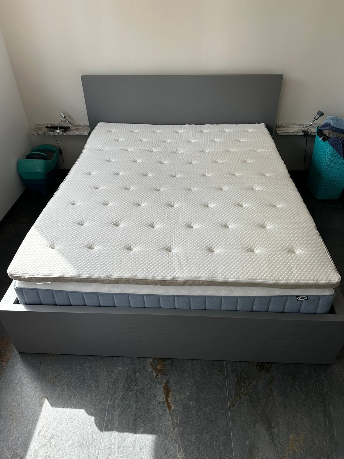 IKEA TISTEDAL Matrastopper 160x200 cm ZGAN, Ophalen of Verzenden, Matras, 200 cm, 160 cm
