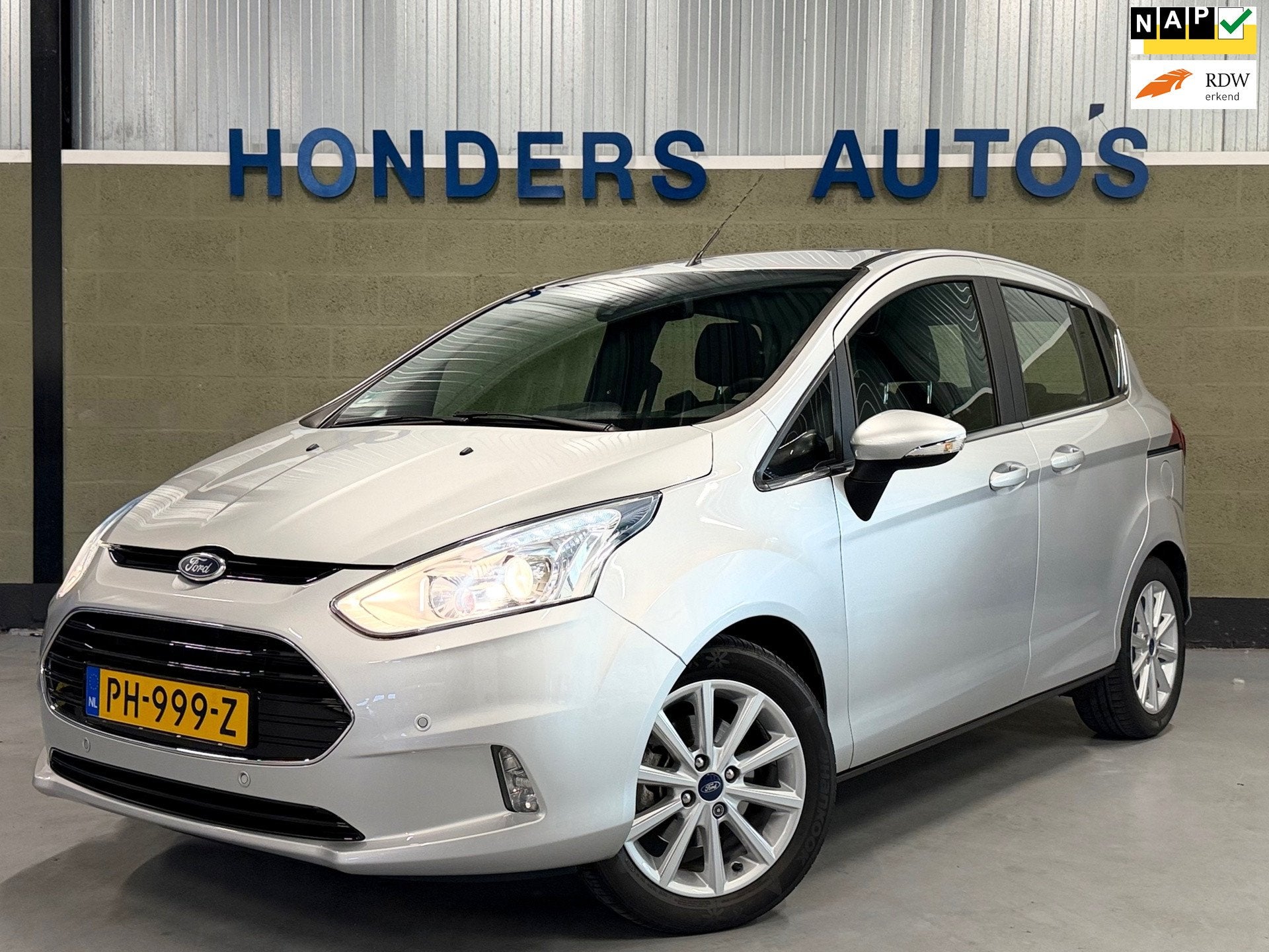 Ford B-Max 1.6 TI-VCT AUT Titanium| CAMERA | NAP. ORIGNL | P, Auto's, 1596 cc, Stof, Gebruikt, 4 cilinders
