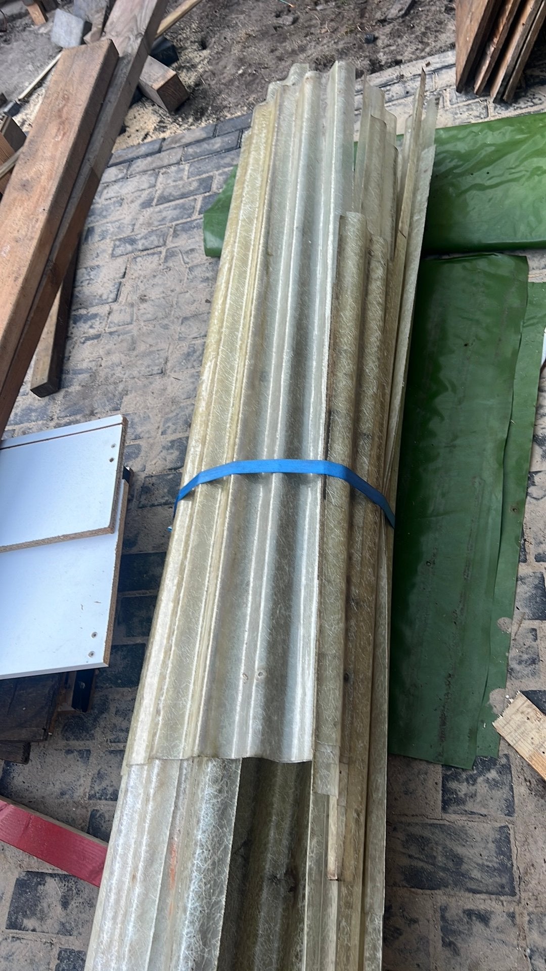 Polycarbonaat, Ophalen, Zo goed als nieuw, 200 cm of meer, 150 tot 200 cm
