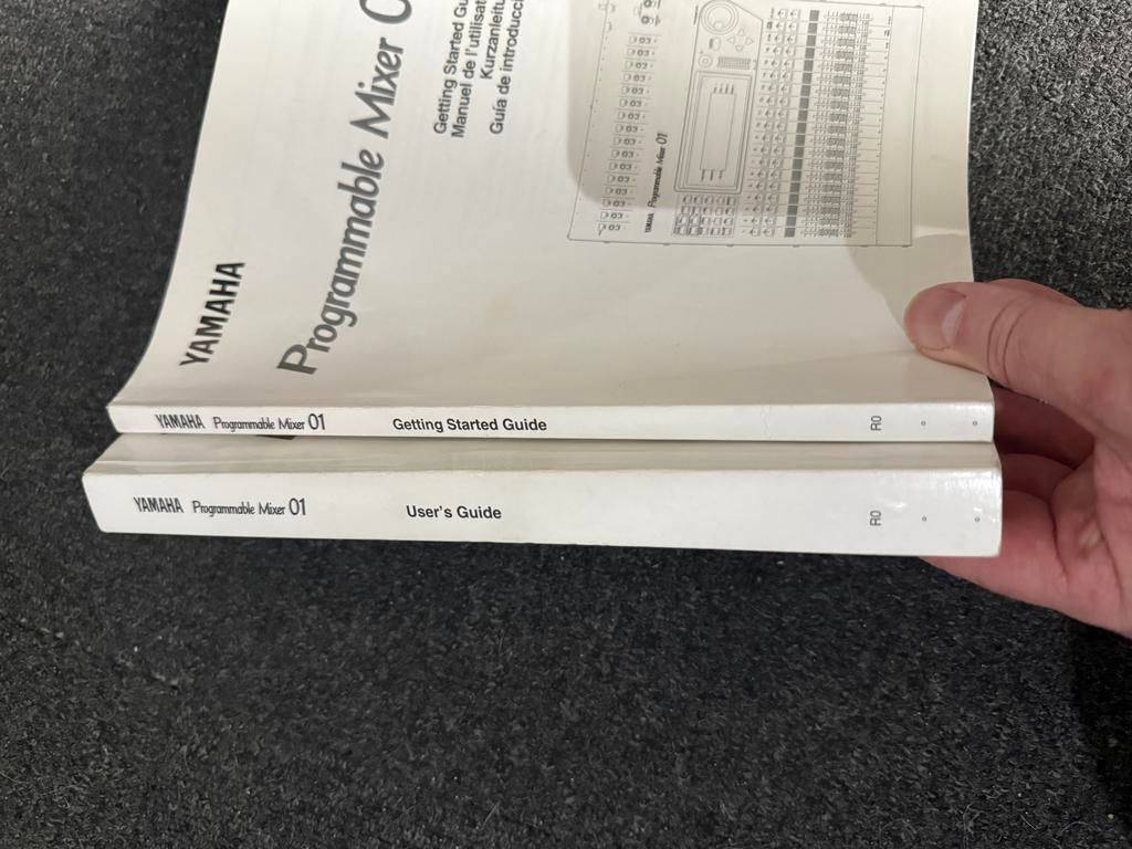 Yamaha Promix 01 Originele Handleidingen (User's & Getting S, Audio, Tv en Foto, Dvd-spelers, Ophalen of Verzenden, Zo goed als nieuw