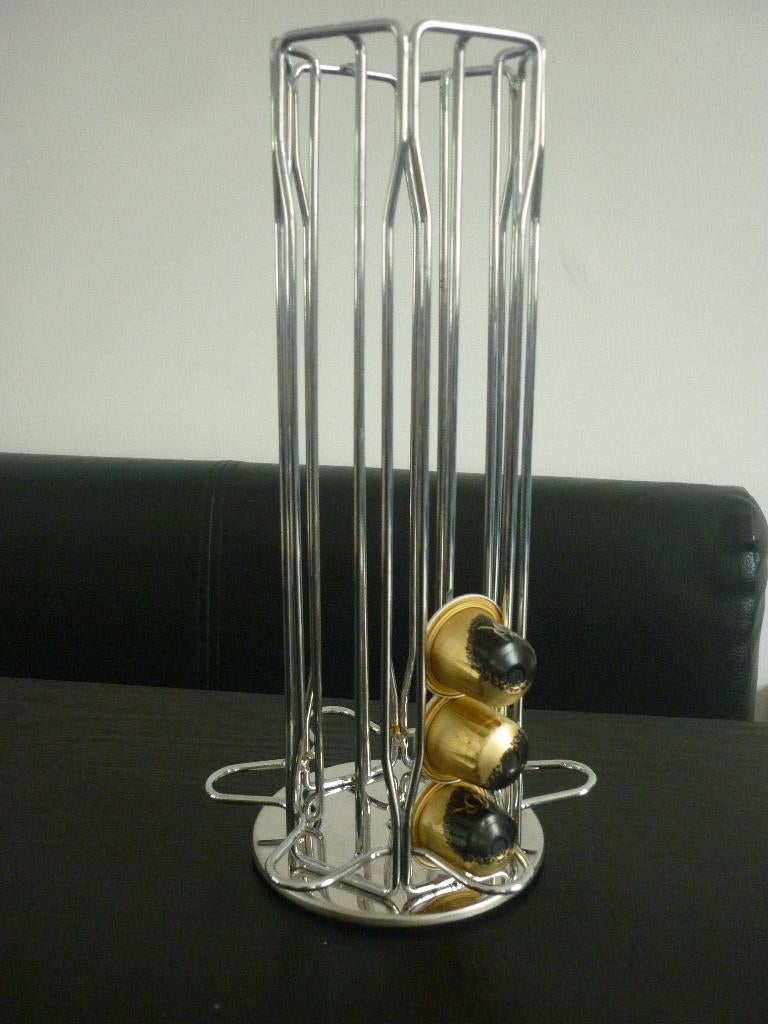 Nespresso Cuphouder / capsulehouder, Overige typen, Zilver, Ophalen of Verzenden, Zo goed als nieuw