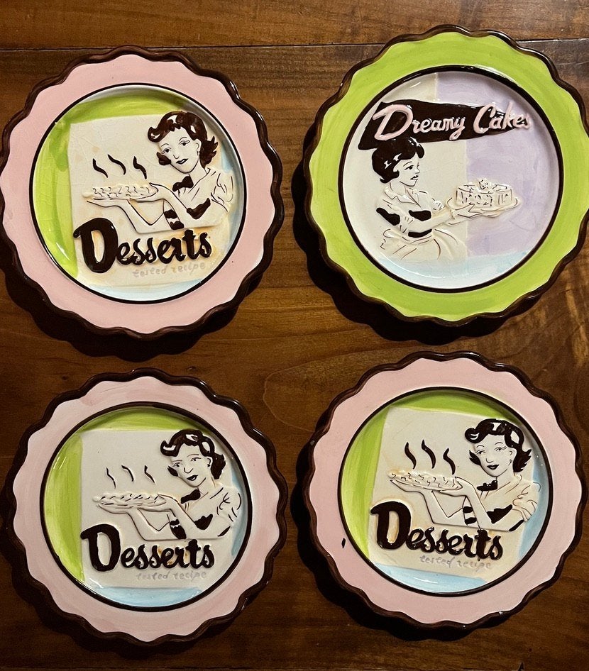 Dessertbordjes, gebakschotels, Ophalen of Verzenden, Overige stijlen