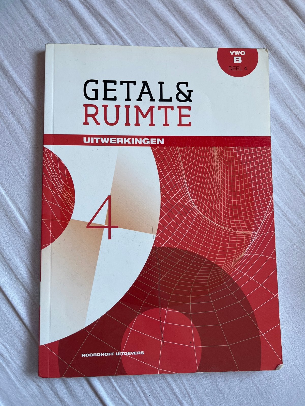 Getal & Ruimte Uitwerkingen VWO B deel 4 - Wiskunde, Ophalen, Zo goed als nieuw, VWO, Wiskunde B