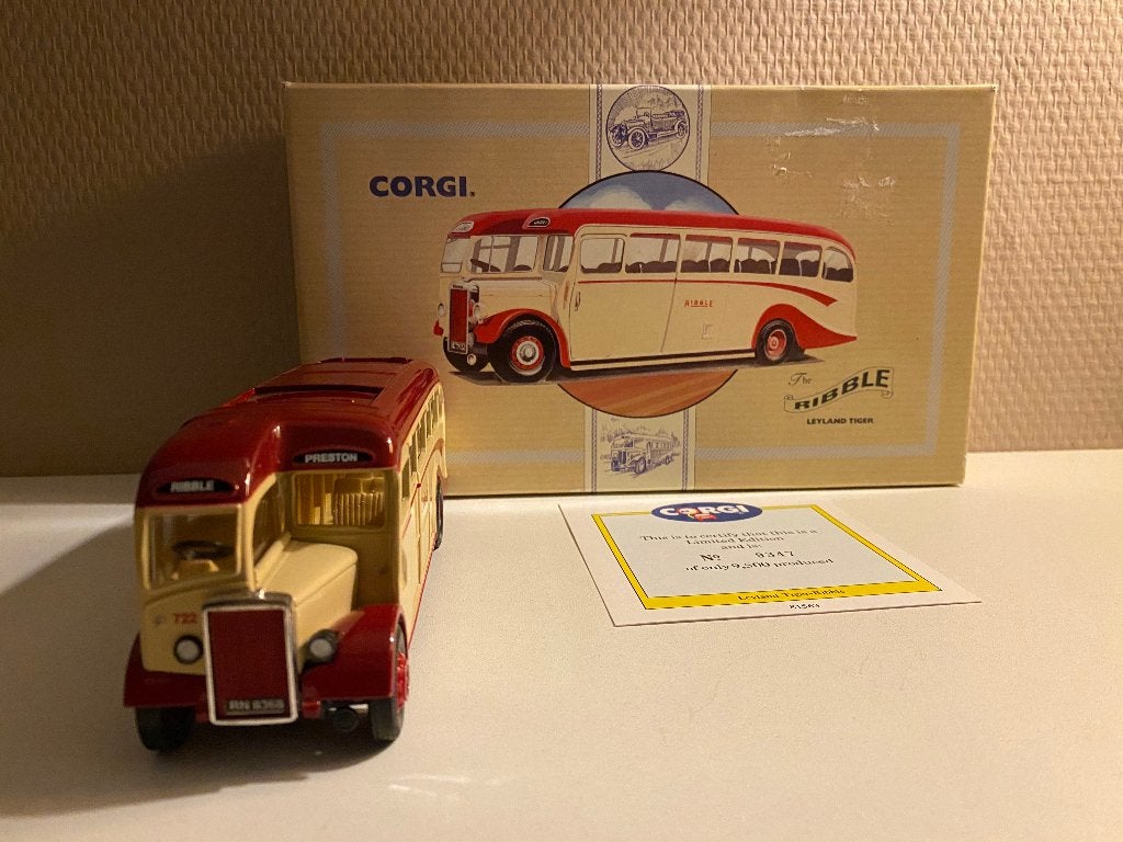 Corgi - The Leyland Tiger Ribble - Route Film Preston, Ophalen of Verzenden, Nieuw, Bus of Vrachtwagen, Corgi