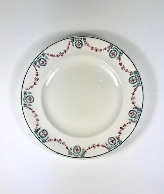 Longwy Moselle terre de fer plat bord diner bord begin 1900