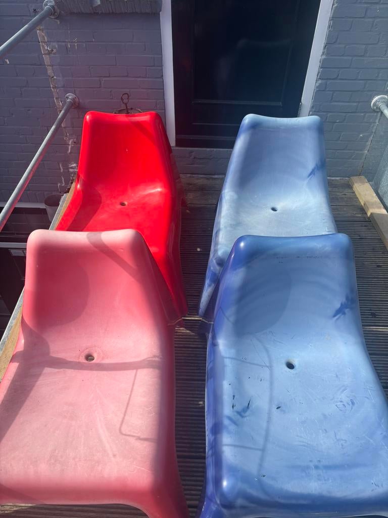 4 Ikea PS Vago tuinstoelen [gratis], Ophalen, Zo goed als nieuw, Kunststof