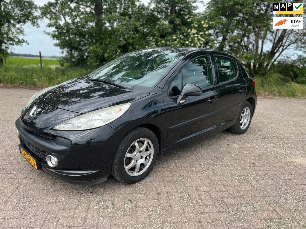 Peugeot 207 1.4 VTi Sublime|CC, Auto's, Voorwielaandrijving, Stof, Zwart, Zwart