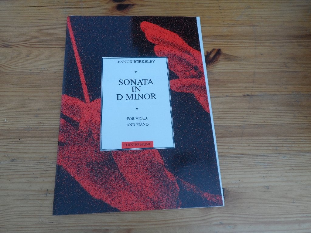 Lennox berkeley - sonata in d minor - viola / piano, Muziek en Instrumenten, Bladmuziek, Gebruikt, Klassiek, Ophalen of Verzenden