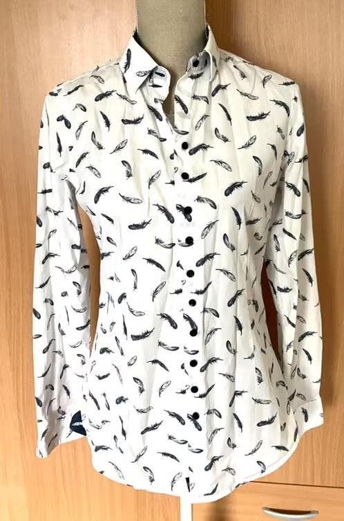 Cavallaro Napoli blouse maat 38 stretch, Ophalen of Verzenden, Zo goed als nieuw, Maat 38/40 (M), Wit