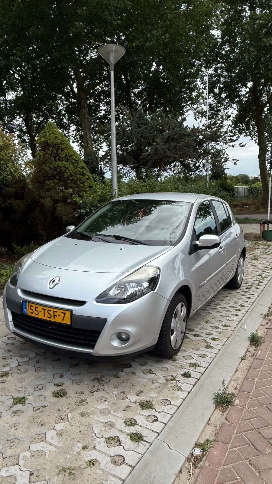 Renault Clio 1.2 16V 55KW 5-DRS E4 2012 Grijs, Voorwielaandrijving, 74 pk, 4 cilinders, 49 €/maand
