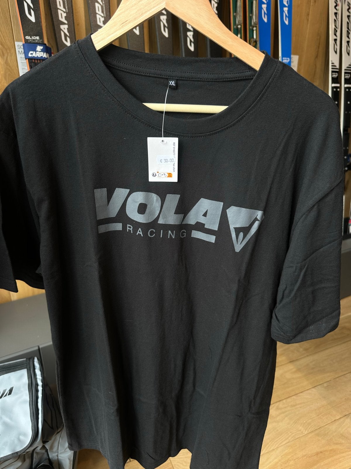 Vola Racing T-shirt Zwart - Maten S en XXL beschikbaar, Ophalen of Verzenden, Nieuw, Maat 46 (S) of kleiner, Zwart