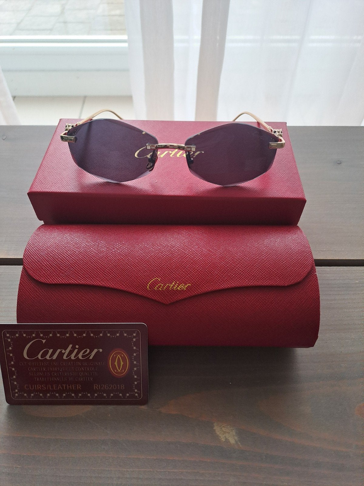 Cartier zonnebril Nieuw!!, Ophalen of Verzenden, Nieuw, Overige merken
