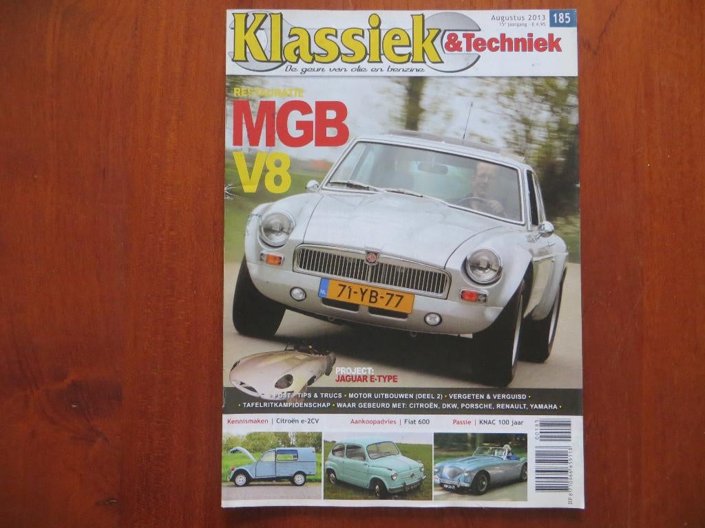 Klassiek & Techniek 185 MGB GT V8, Citroën e-2CV, Fiat 600, Ophalen of Verzenden, Nieuw, Citroën