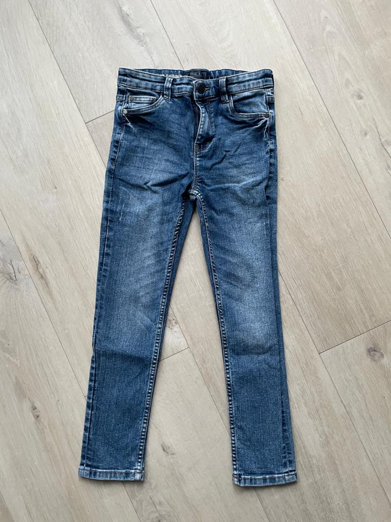 Next super skinny blauwe jeans maat 134, Ophalen of Verzenden, Zo goed als nieuw, Jongen, Broek