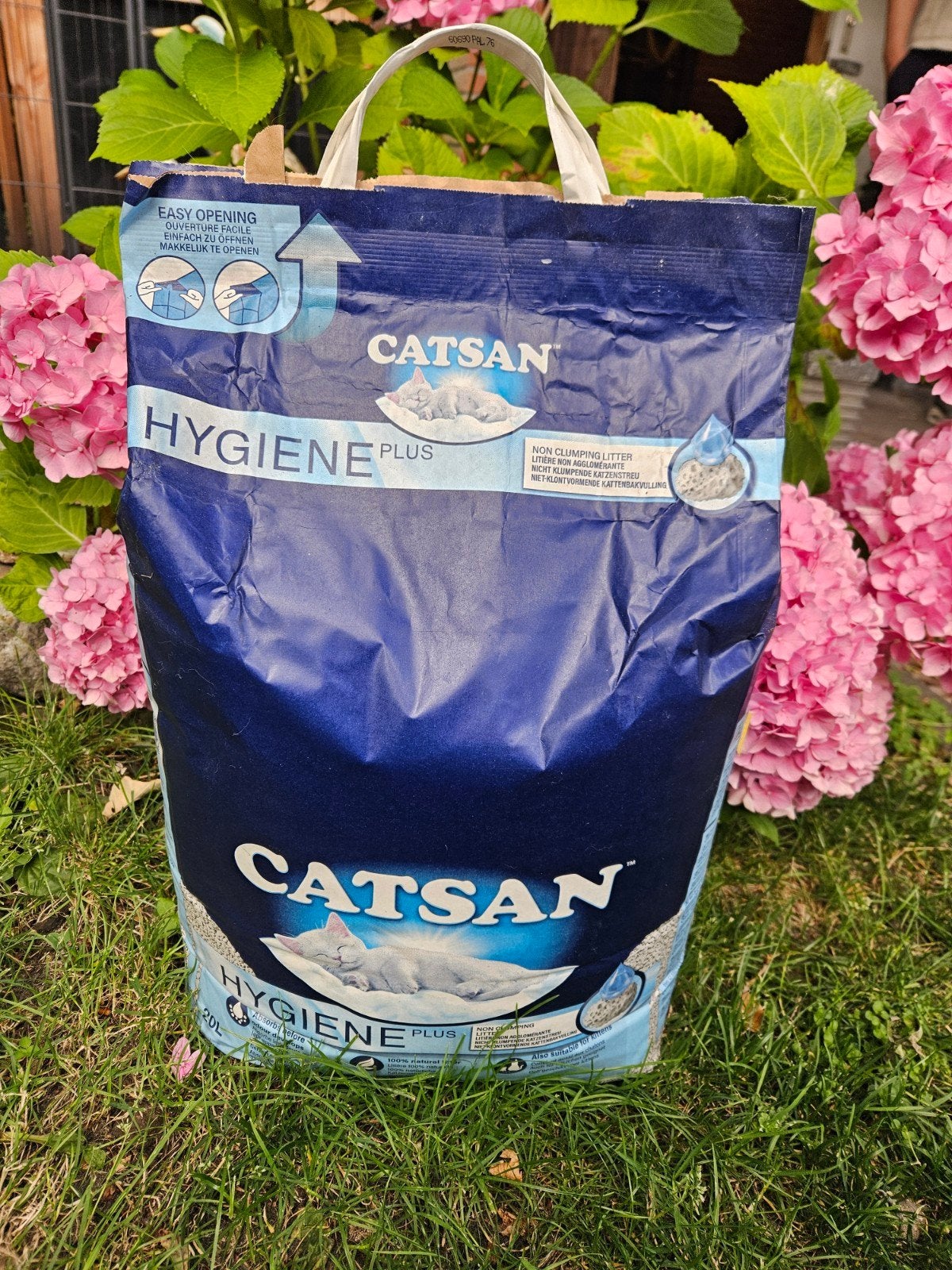 Catsan kattenbakvulling, Ophalen, Kat