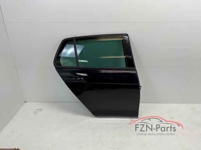 VW Golf 7 5G Portier Rechts-achter LC9X Zwart, Ophalen of Verzenden, Gebruikt, Achter, Deur