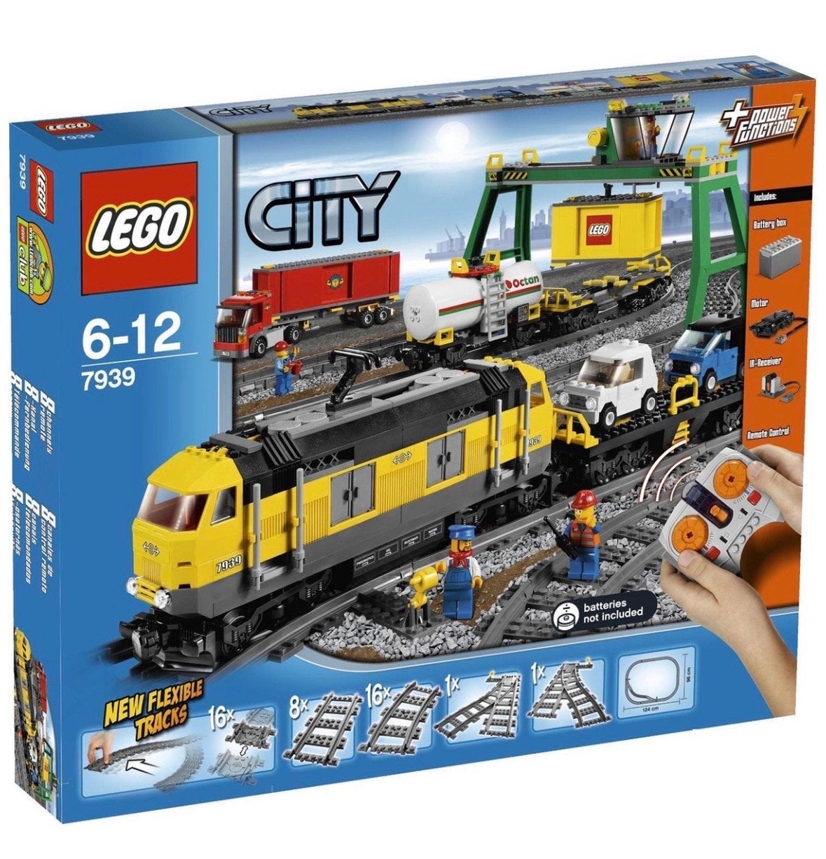 Lego City 7939 Vrachtrein met afstandsbediening, Kinderen en Baby's, Speelgoed | Duplo en Lego, Ophalen, Lego, Compleet, Complete set