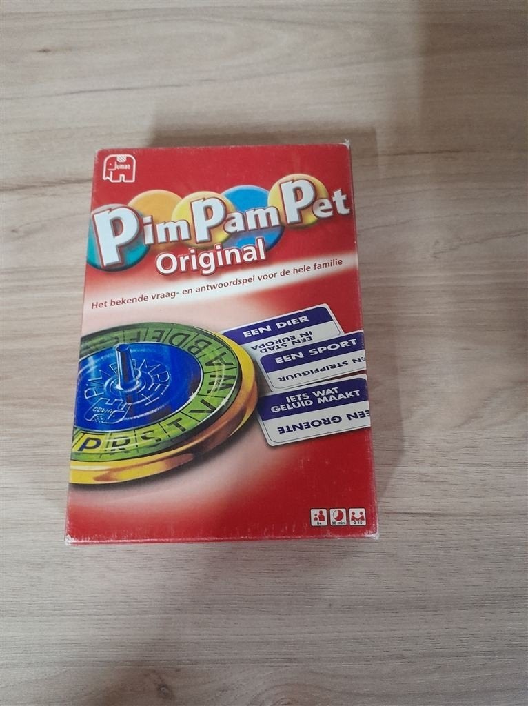 Pim pam pet original - s3324, Hobby en Vrije tijd, Gezelschapsspellen | Bordspellen, Verzenden, Zo goed als nieuw