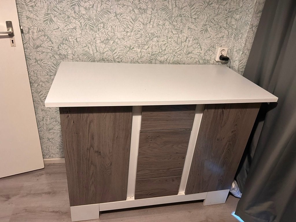 Kledingkast en commode, Ophalen, Gebruikt, 50 tot 70 cm, 105 cm of meer