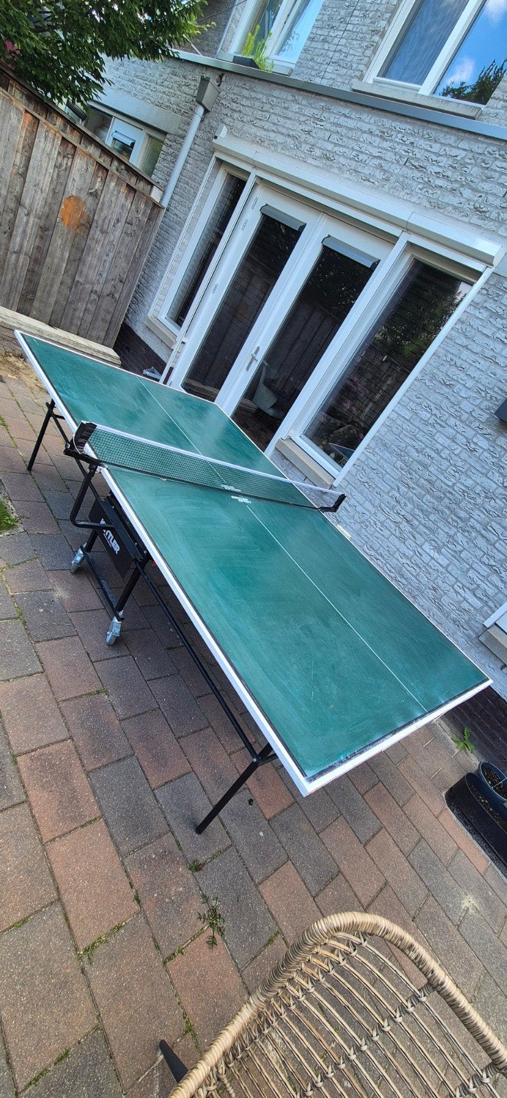 Kettler Tafeltennistafel - Inklapbaar & verrijdbaar, Sport en Fitness, Tafeltennis, Ophalen, Gebruikt, Tafel Indoor, Verrijdbaar